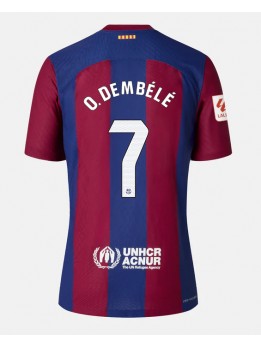 Barcelona Ousmane Dembele #7 Heimtrikot 2023-24 Kurzarm